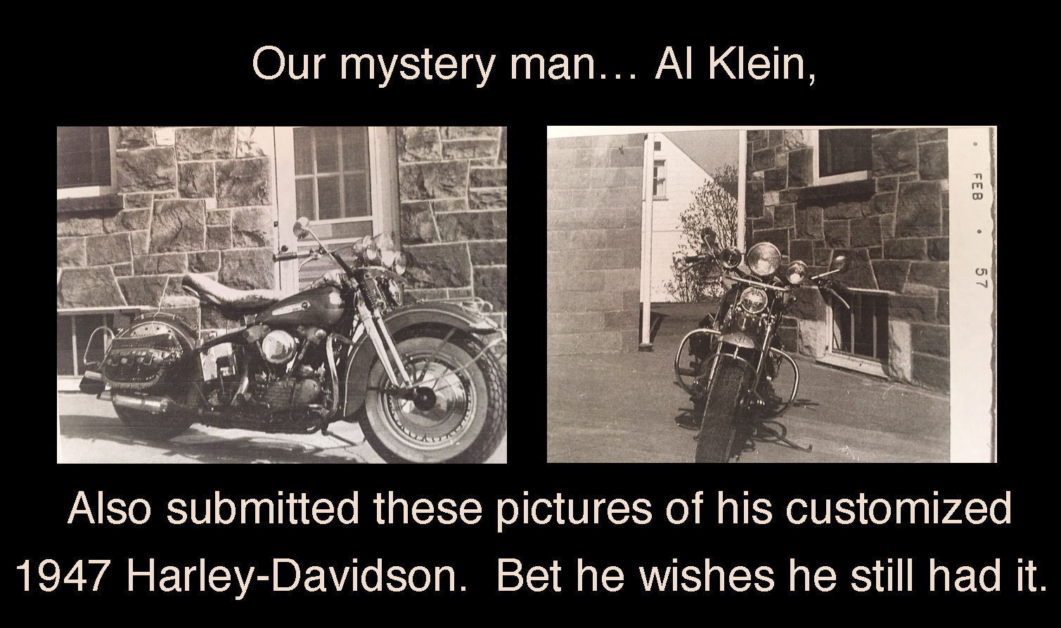 Al Klein motorcycle
